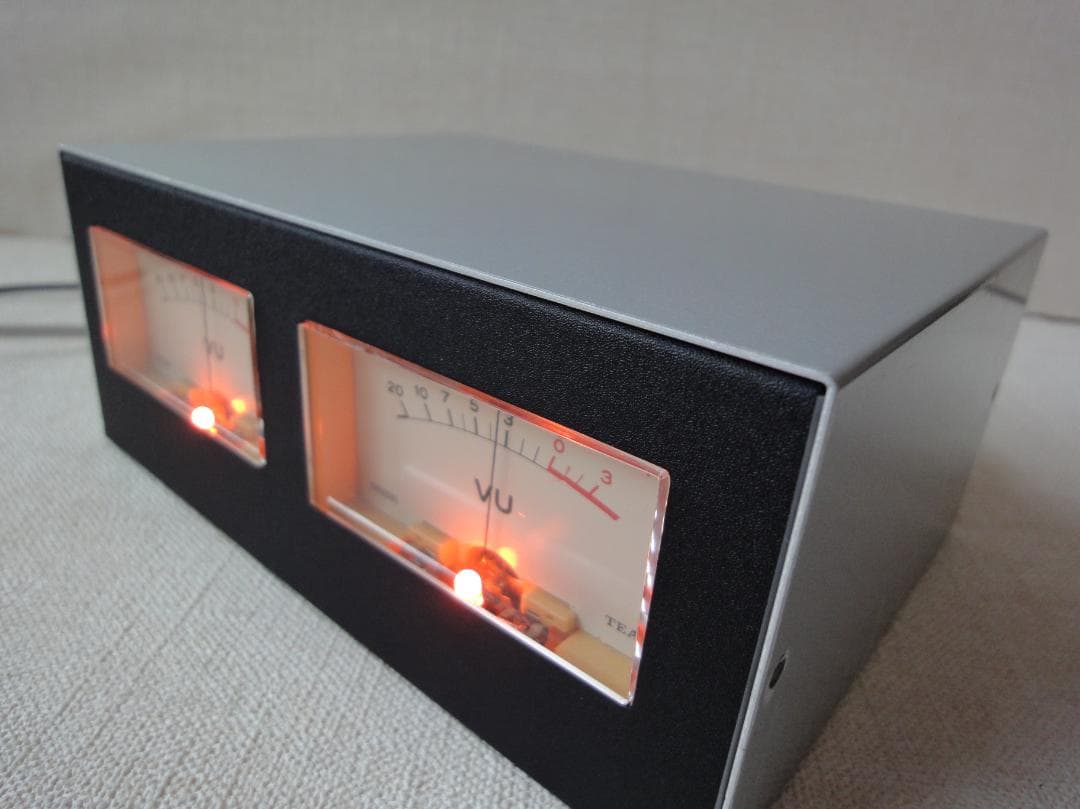 自作ステレオVUメーター194号機（TEACワイドタイプ大型）
