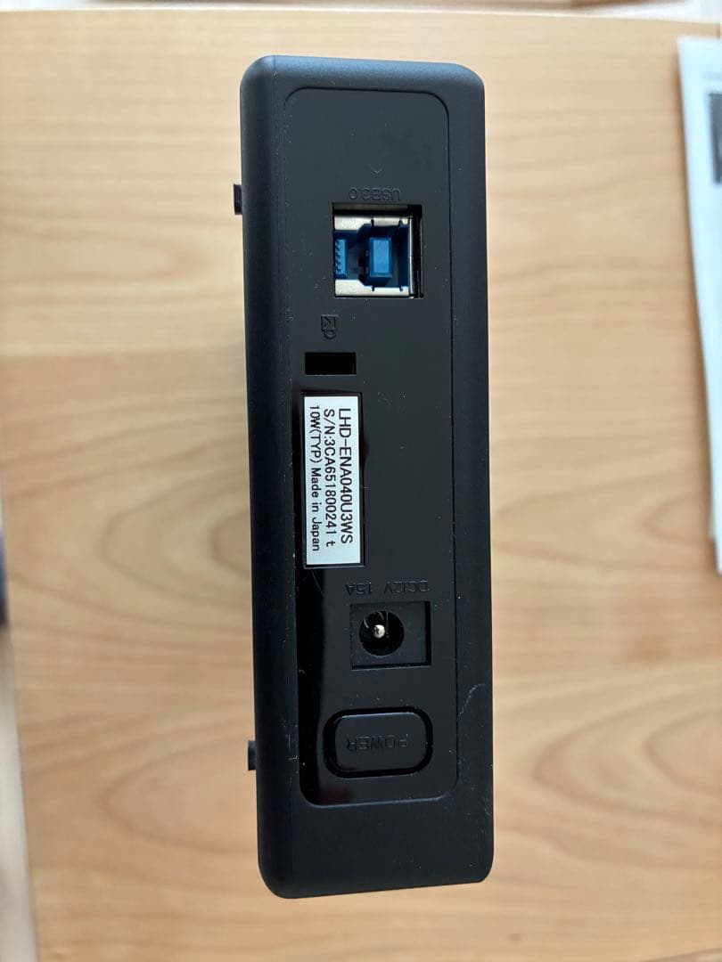 Logitec LHD-ENA040U3WS 4TB 外付けHDD