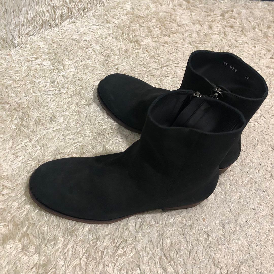 未使用✨カズユキクマガイ ブーツ　ブラック　サイズ42　27cm ブラック