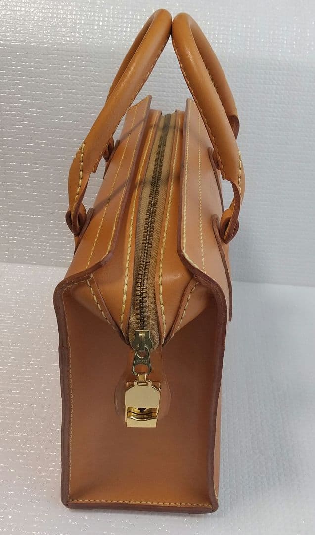 馬場万ハンドメイド ナチュラルレザー ビジネスバッグ 鍵付き