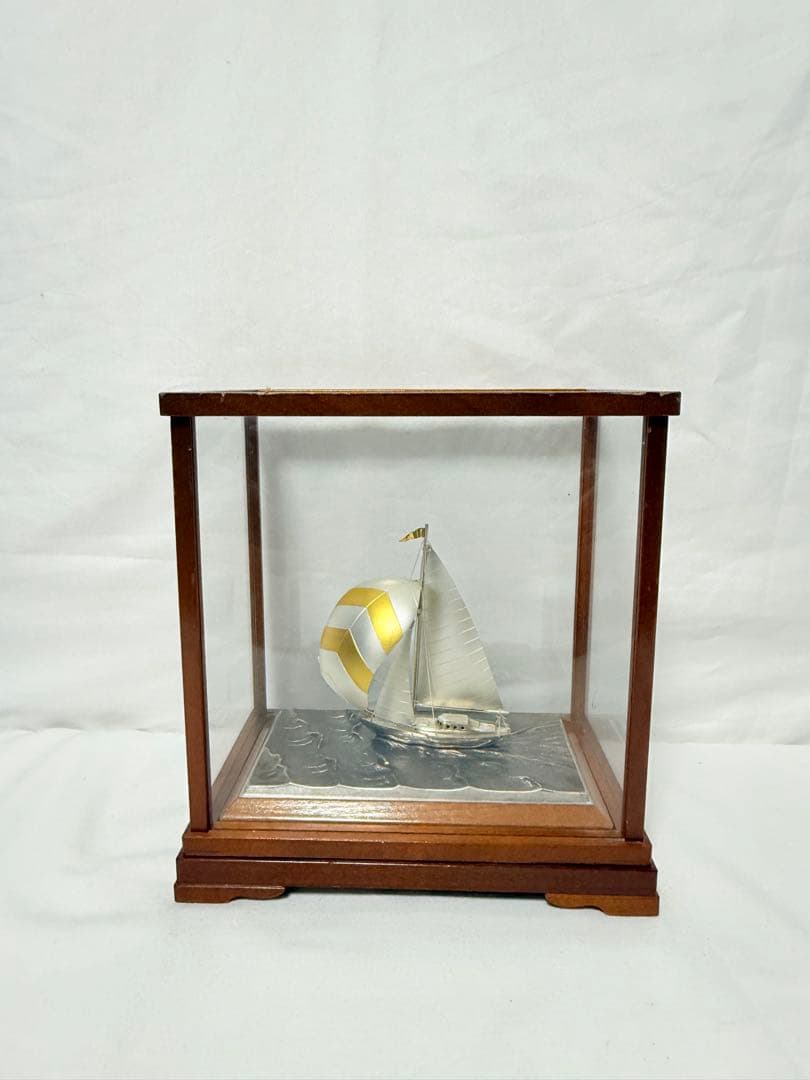 帆船 置物 ガラスケース