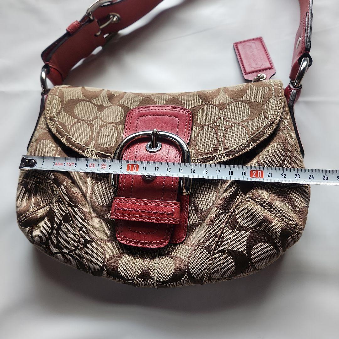 COACH フラップ ワンショルダー ソーホー ピンク系 肩掛け y2k