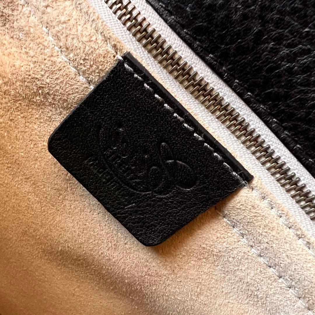 【くろ】Cisei シセイ チセイ キャンバス切替 レザー ボストンバッグ