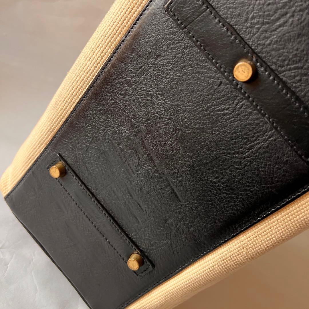 【くろ】Cisei シセイ チセイ キャンバス切替 レザー ボストンバッグ