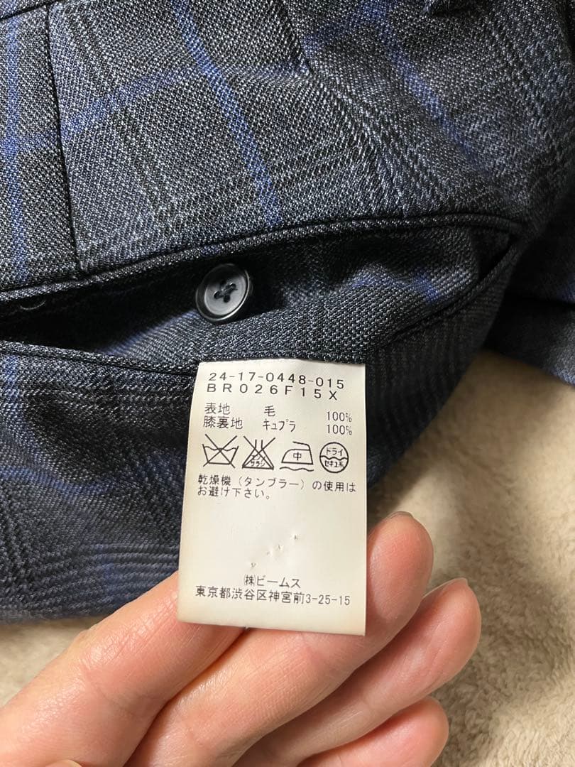 【48】Brilla×RING JACKET×DORMEUILの極美品スーツ