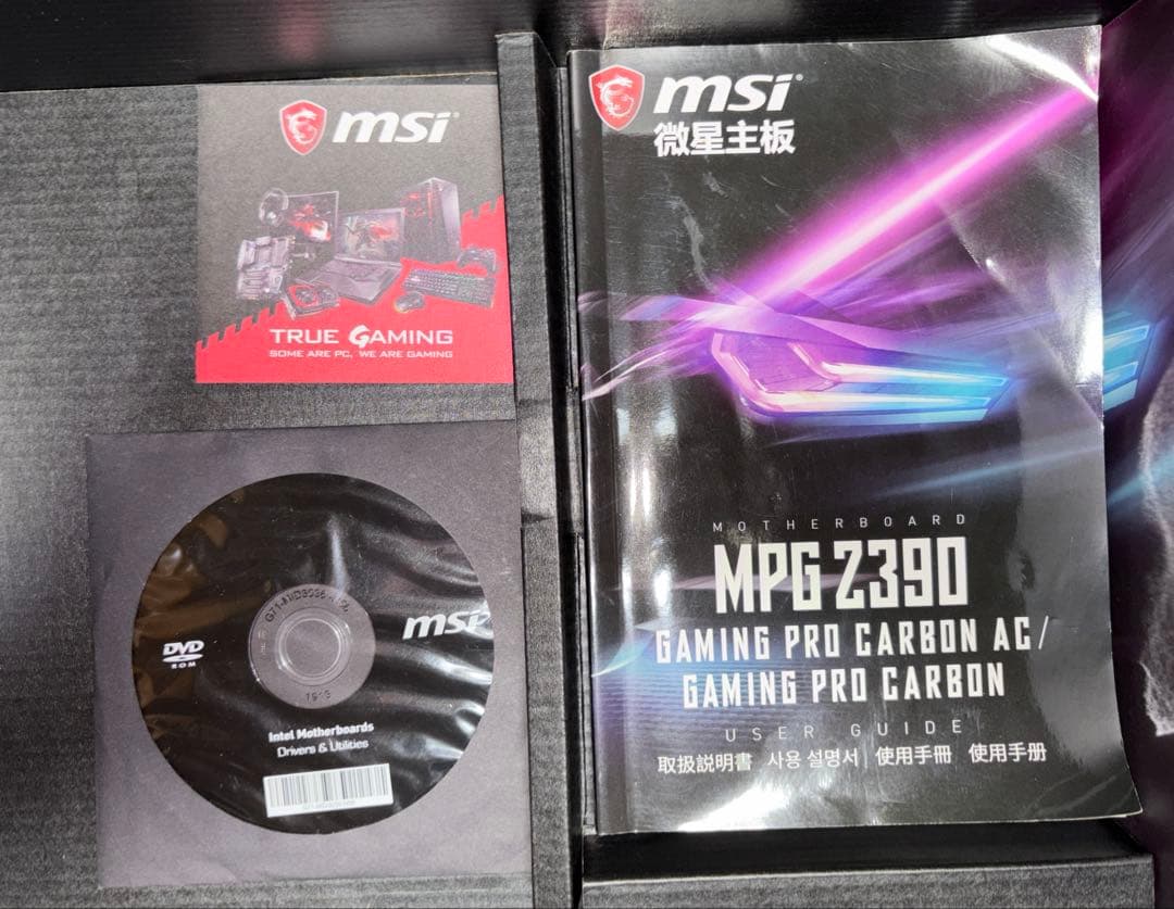 マザーボード MSI Z390 GAMING PRO CARBON + DDR4 16GB
