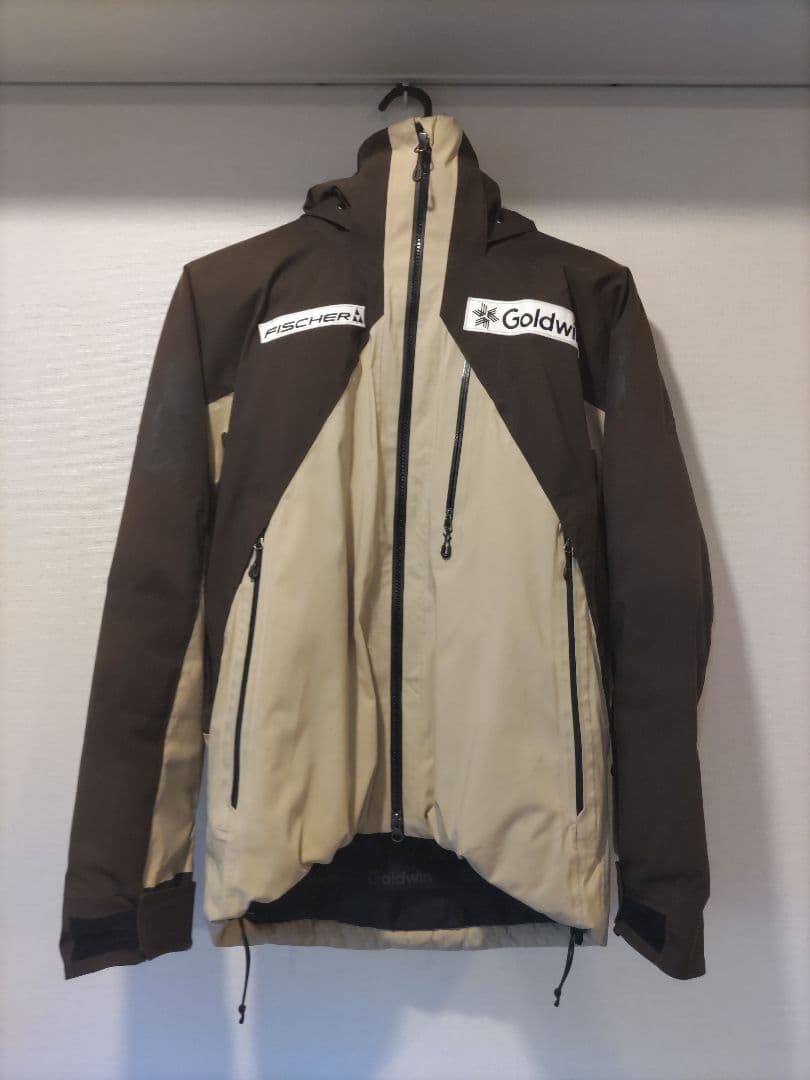 Goldwin Fisherスキーウェア ブラウン/ベージュ