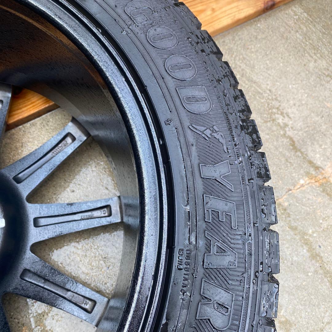 【送料込み】18インチアルミスタッドレス4本セット アルファードなどに