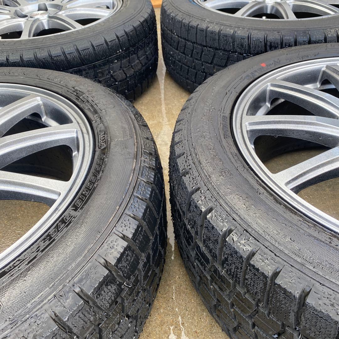 【送料込み】18インチアルミスタッドレス4本セット アルファードなどに