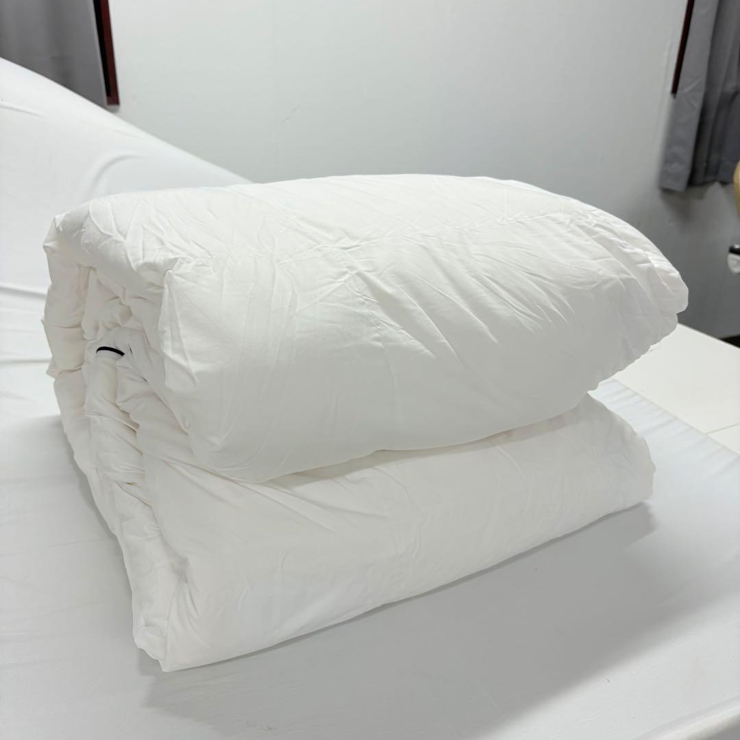 39開封済み　羽毛布団　ダブル　掛け布団　100％羽毛1.4kg　RDS認証