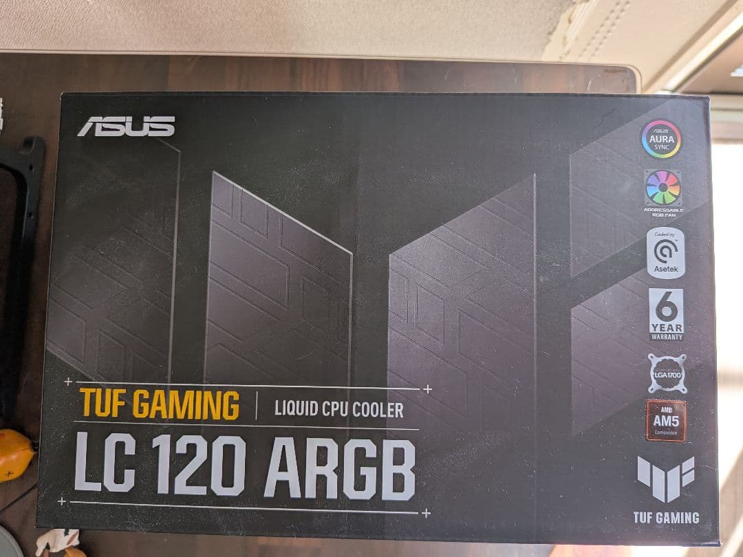 ASUS TUF Gaming LC 120 ARGB 液体CPUクーラー