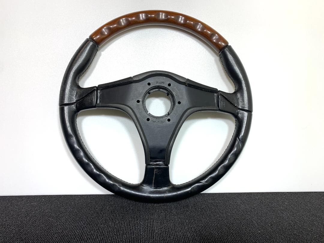 NARDI ナルディ Z5 ステアリング 36.5Φ 木目 ウッド ＆ レザー