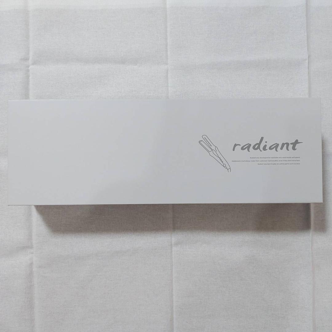 ラディアント ヘアアイロン 28mm シルクプレート レッド