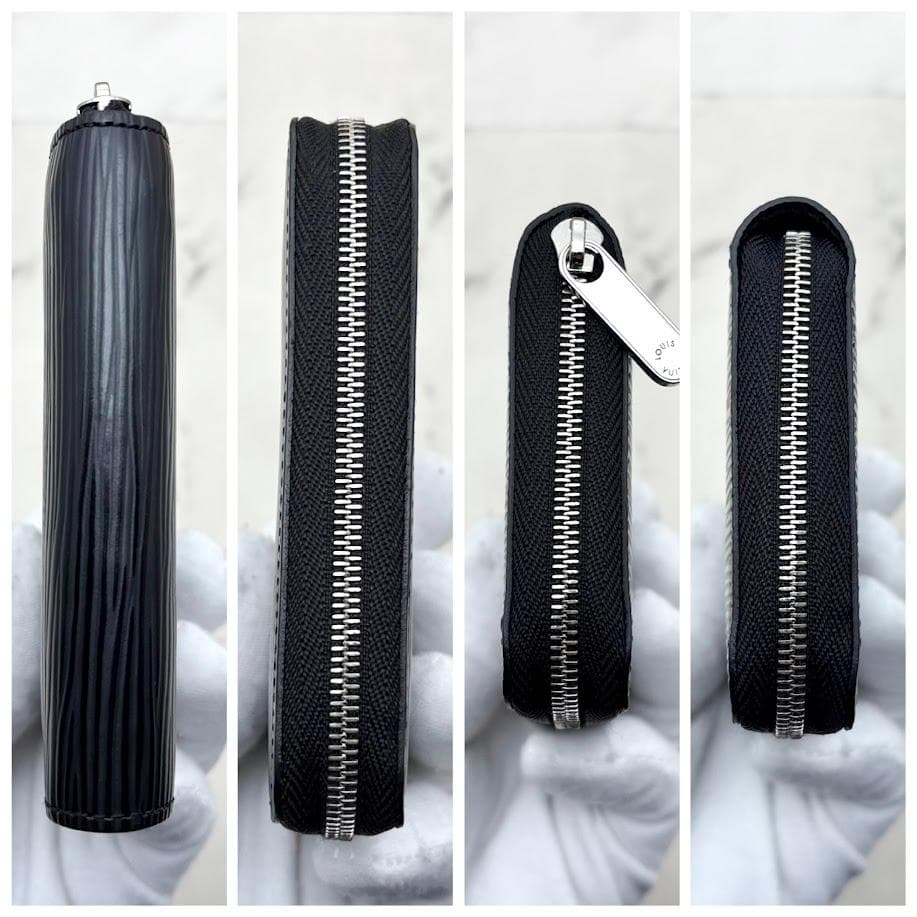 【超極美品・箱袋付属】ルイヴィトン　エピ　ジッピーパース 　ブラック