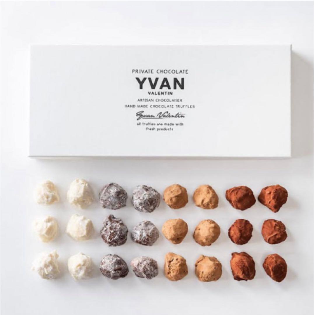 【新品未開封】　YVAN イヴァンヴァレンティン チョコレートトリュフ 24個