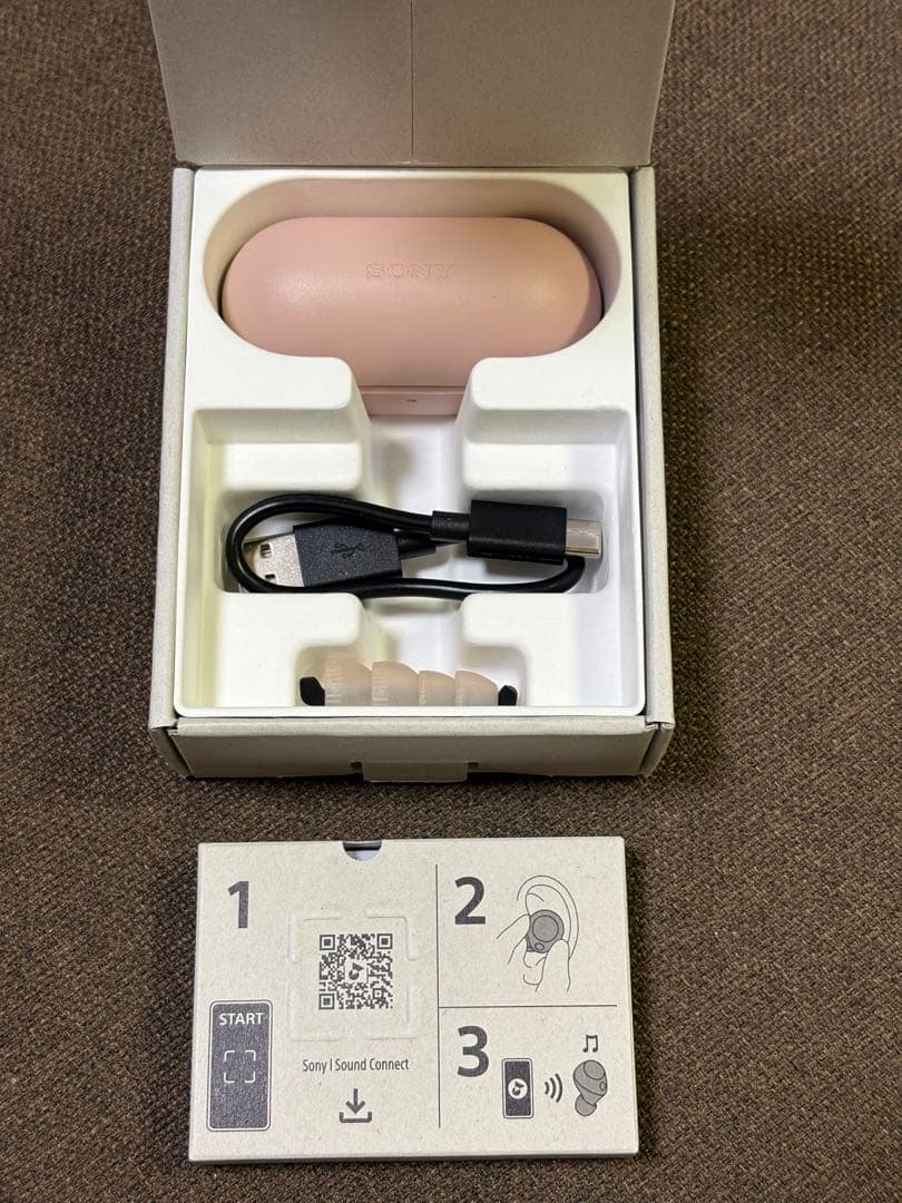 SONY WF-C710N ワイヤレスイヤホン ホワイト ピンク