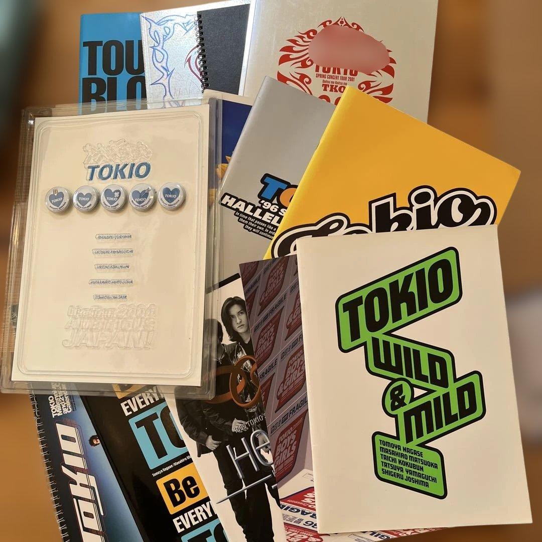 TOKIO コンサートパンフレット　ジャニマガ…大量！うちわ大量