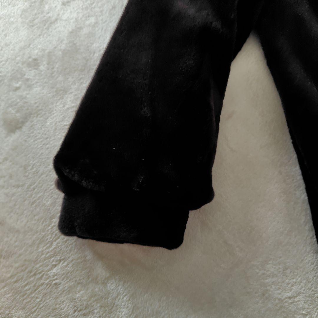 ❣️サガミンク　高級シェアードミンクOnward黒ロングコート❣️⚡お値下⚡