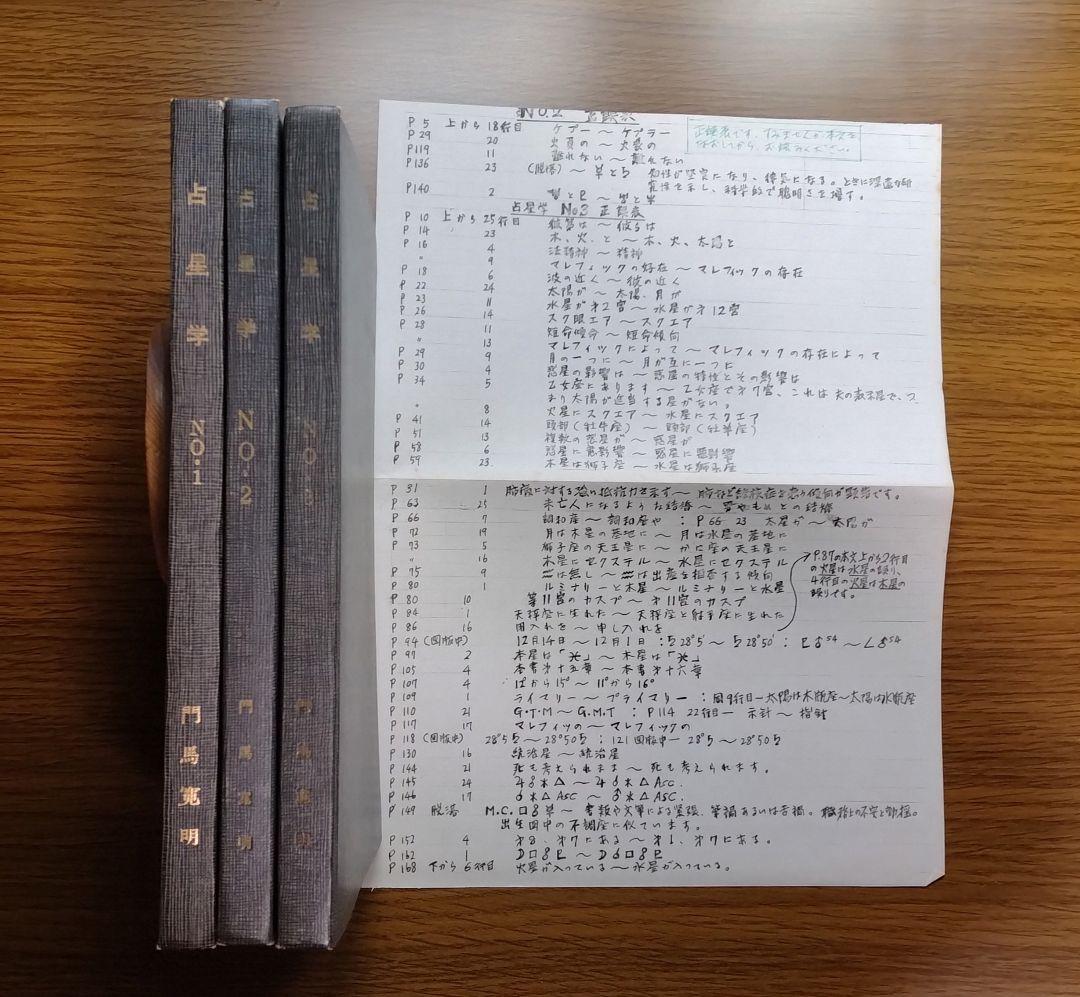 占星学 THE STANDARD WORK 全三巻 門馬寛明 明暗塾