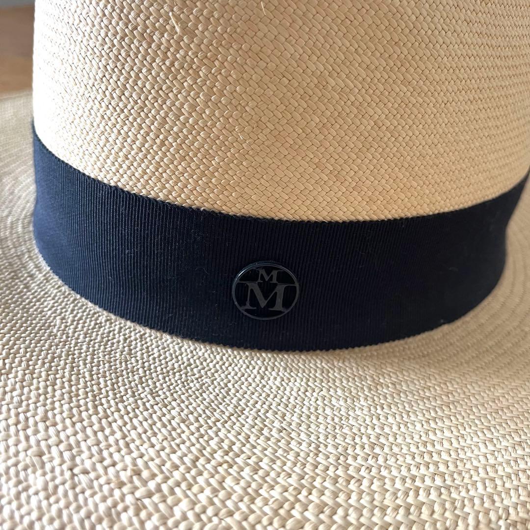 定価約13万 Maison Michel CHARLES HAT ネイビー M