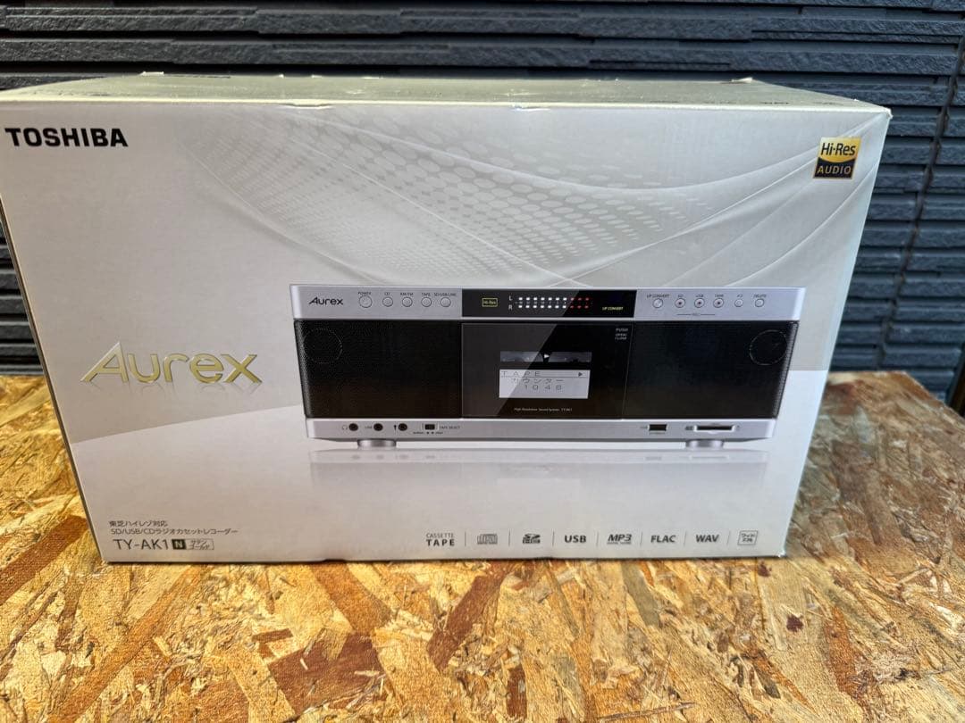 新品　東芝ラジカセ TY-AK1 ハイレゾ対応SD /USB/CD