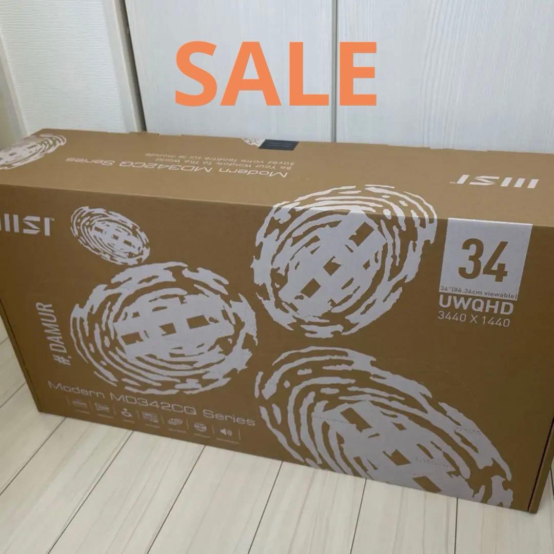 極美品! MSI 34型 Modernホワイト MODERN-MD342CQPW