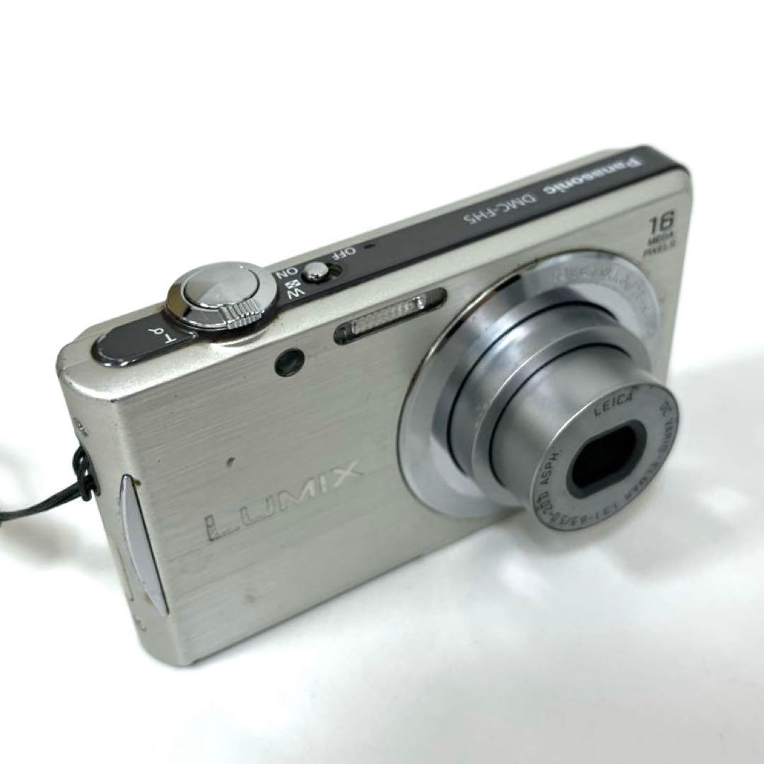 【動作確認済】Panasonic LUMIX DMC-FH5 デジカメ　充電器付