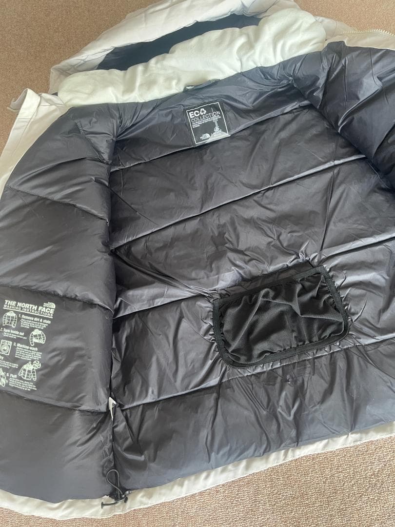 ［新品韓国限定］THE NORTH FACE グースダウンオフホワイトメンズ M