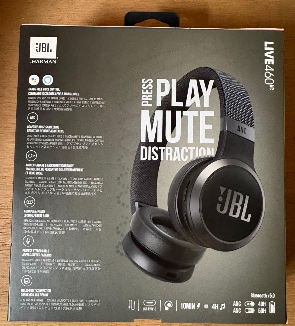 JBL LIVE460NC ワイヤレスヘッドホン