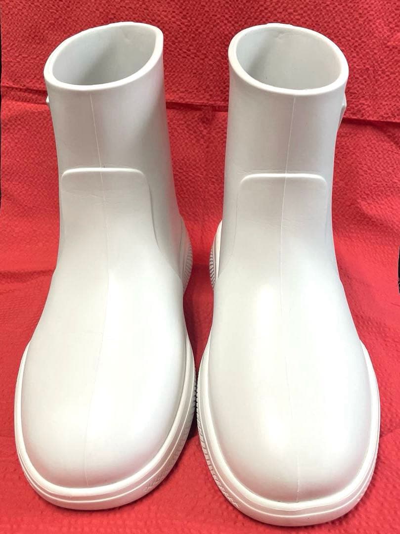 PRADA プラダ ラバーブーツ 白36(23〜23.5)レインブーツ シューズ