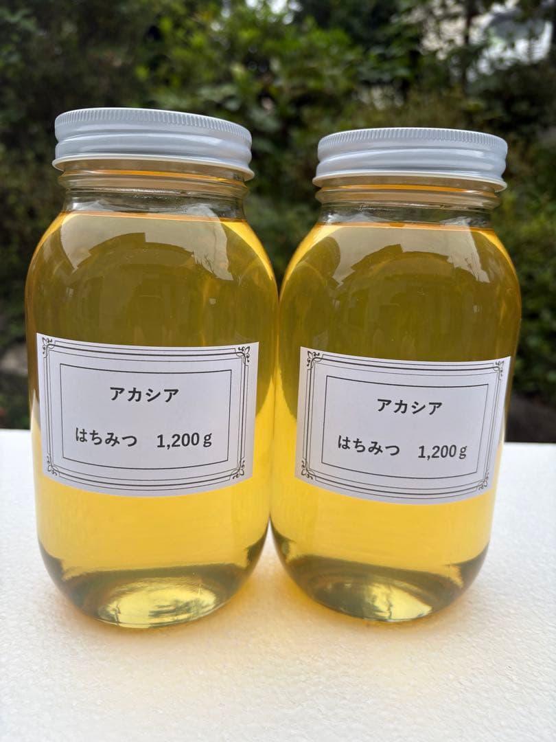 信州産アカシアはちみつ 1,200g×2本