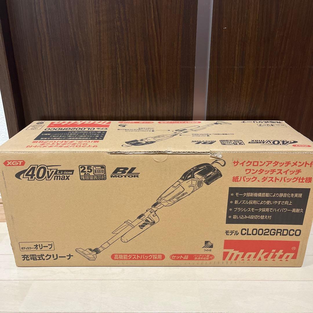 マキタ 40V スティッククリーナー CLO02GRDCO
