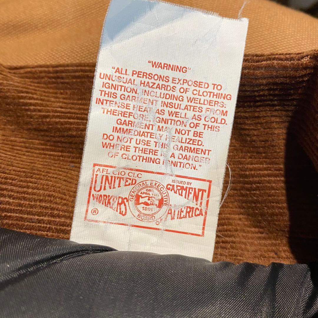 80s カーハート 星タグ　トラディショナルコート　　デッドストック