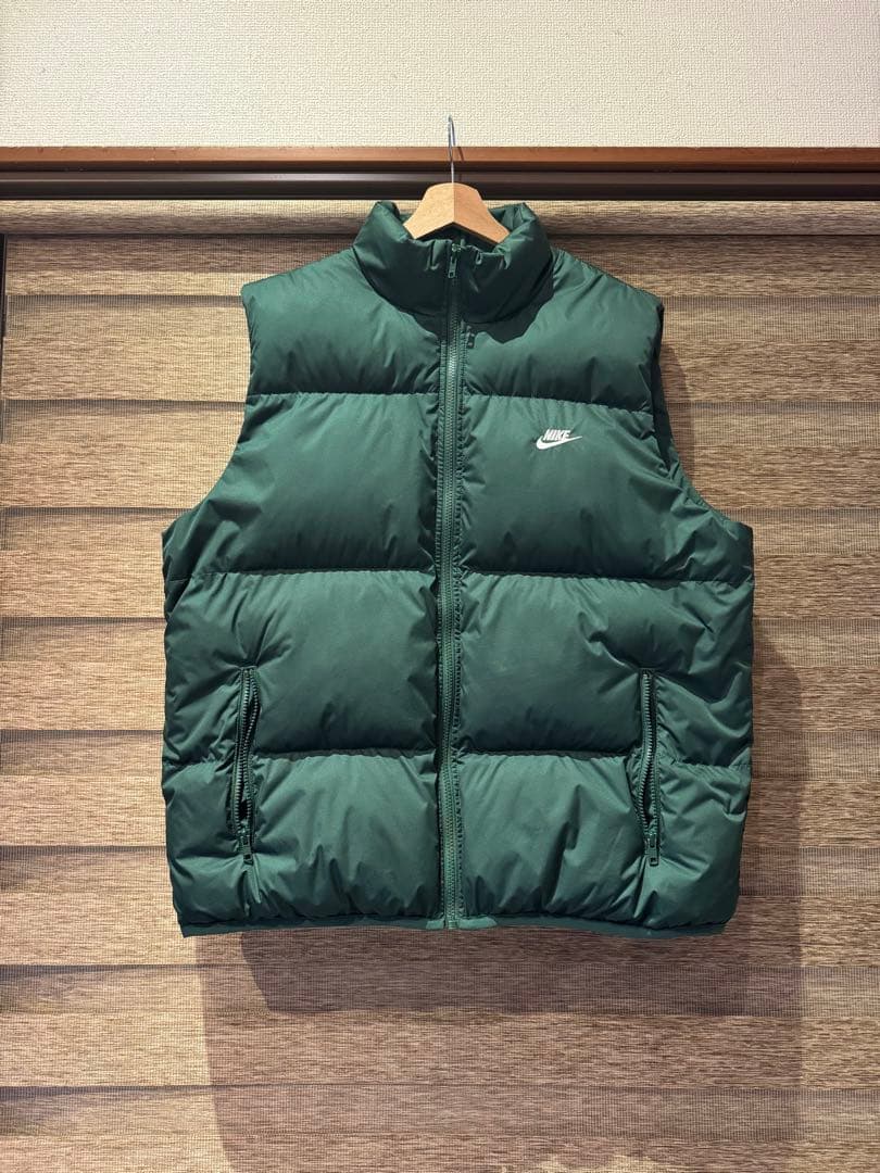 Nike ダウンベスト XL グリーン