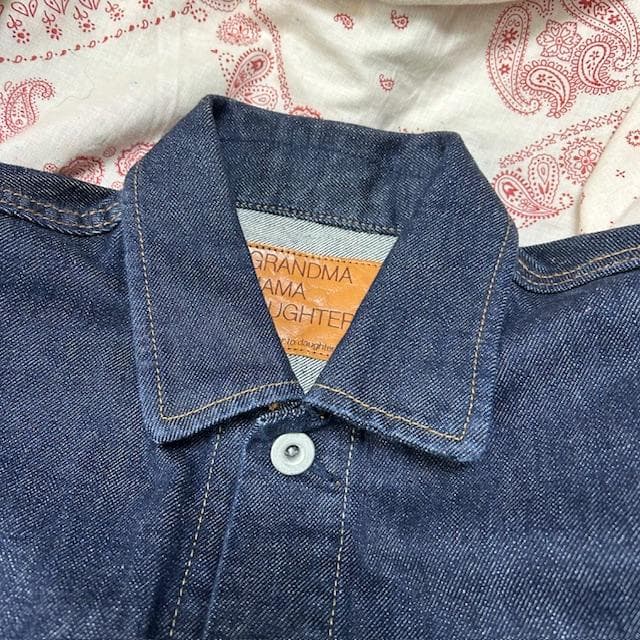 GRANDMA MAMA DAUGHTER デニムジャケット 1 濃紺インディゴ