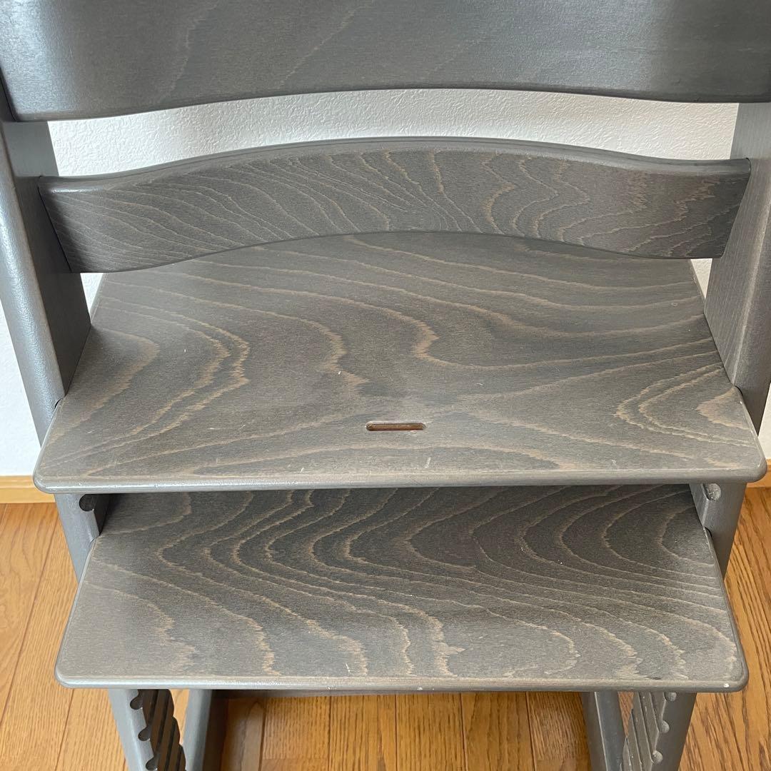 ストッケ　トリップ トラップ　ベビーチェア+ベビーセット　ヘイジーグレー