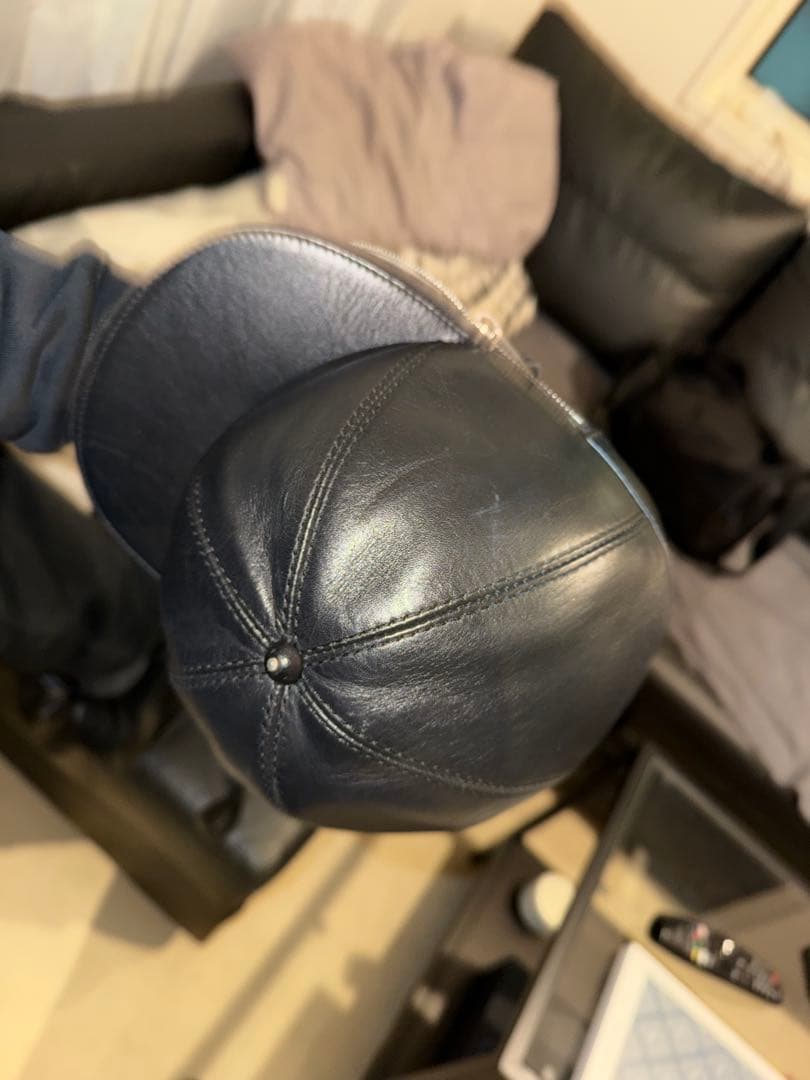 JW ANDERSON MIDI CAP BAG 黒 レザー キャップ型バッグ