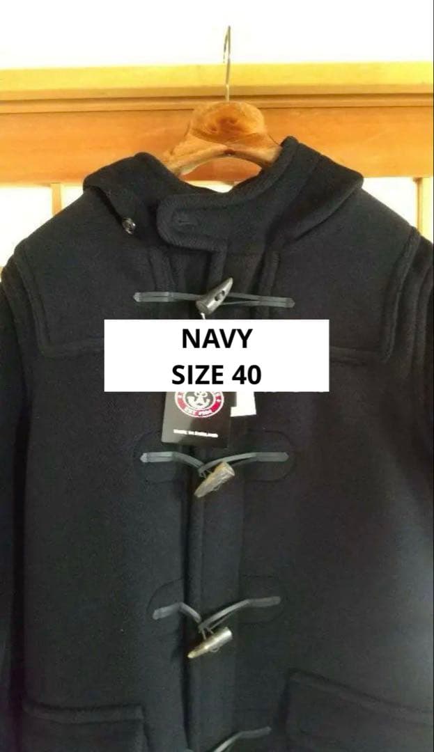 新品INVERTERE Joshua Ellis ネイビー ダッフルコート 40