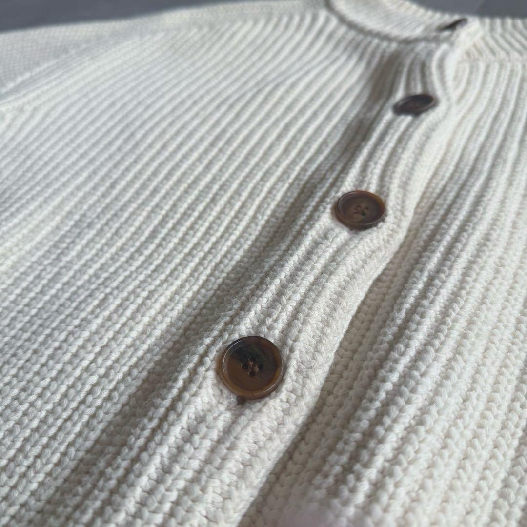 【SALE✨】DEMYLEE コットンカーディガン 厚手 ラグラン