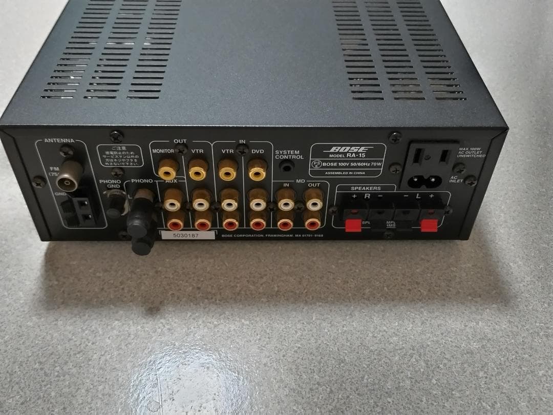 BOSE マルチメディアアンプ RA-15 / DVA-15