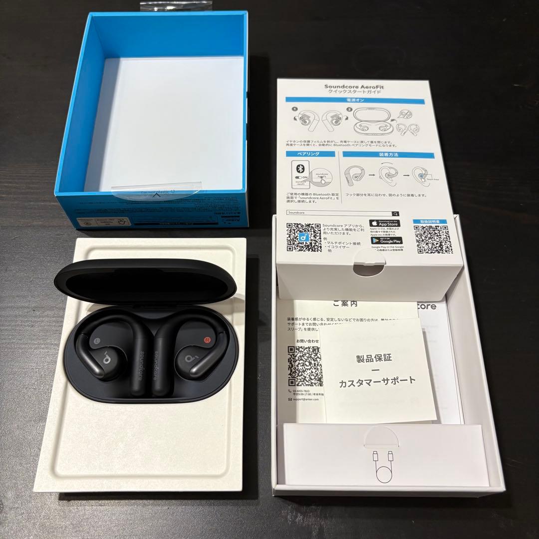 専用✨極美品✨Anker Soundcore AeroFit ワイヤレスイヤホン
