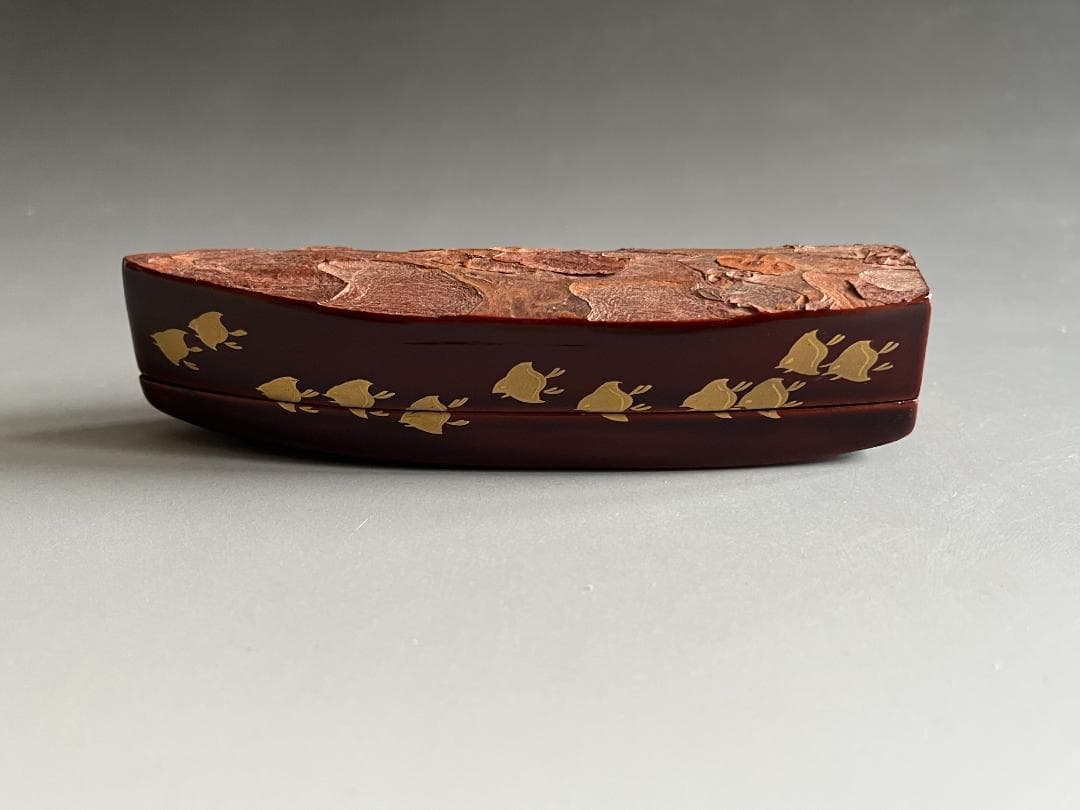 前端春斎　舟香合　茶道具