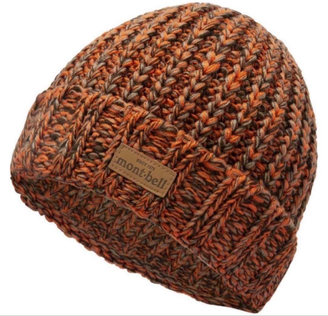 mont-bell ニット帽 S/M オレンジ系　オレンジ系 フリーサイズ