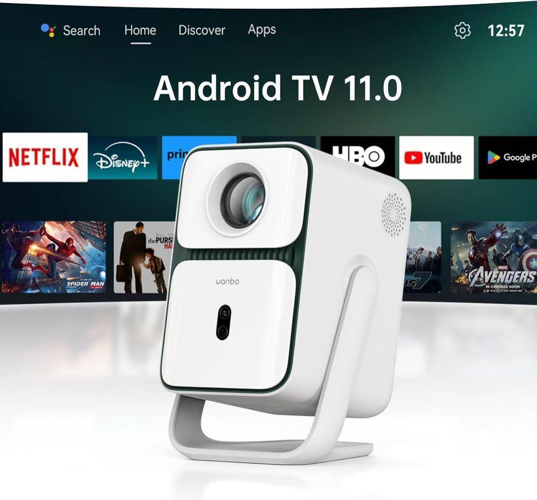 大特価！Wanbo T2 UltraプロジェクターAndroidTV 11搭載