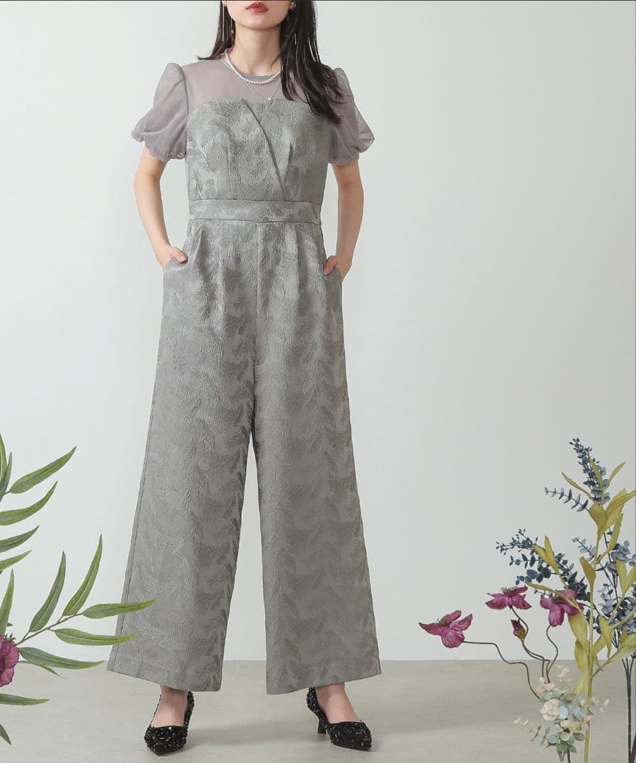 Kana ドレス　パンツドレス　結婚式　オケージョン　お呼ばれ