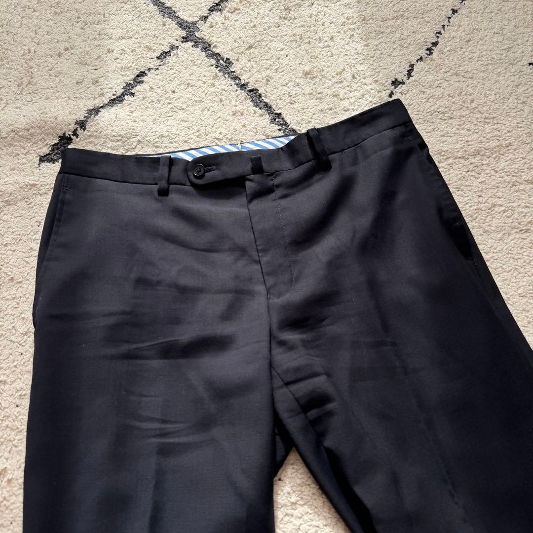 ユニバーサルランゲージ　カノニコ　スーツ　セットアップ　ネイビー　トラベル　L