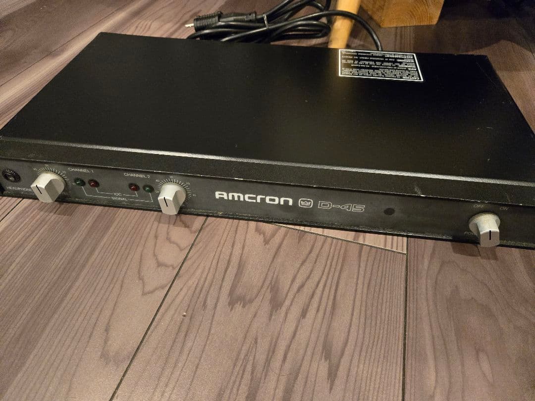 【AMCRON】crownアムクロンD-45パワーアンプ