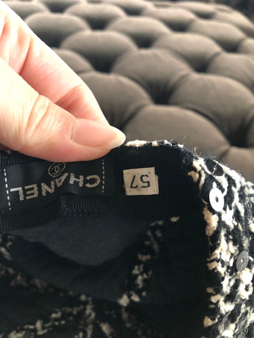 シャネル★CHANEL★ボリュームキャスケット帽子★ツイードシャネルべレエ