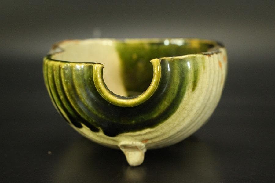 織部焼 瓢箪型器 深皿 大小七客 和食器 向付(メ1594)