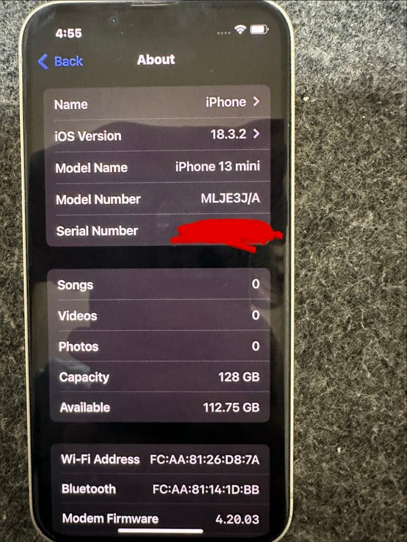 iPhone 13 mini 128GB スターライト 美品